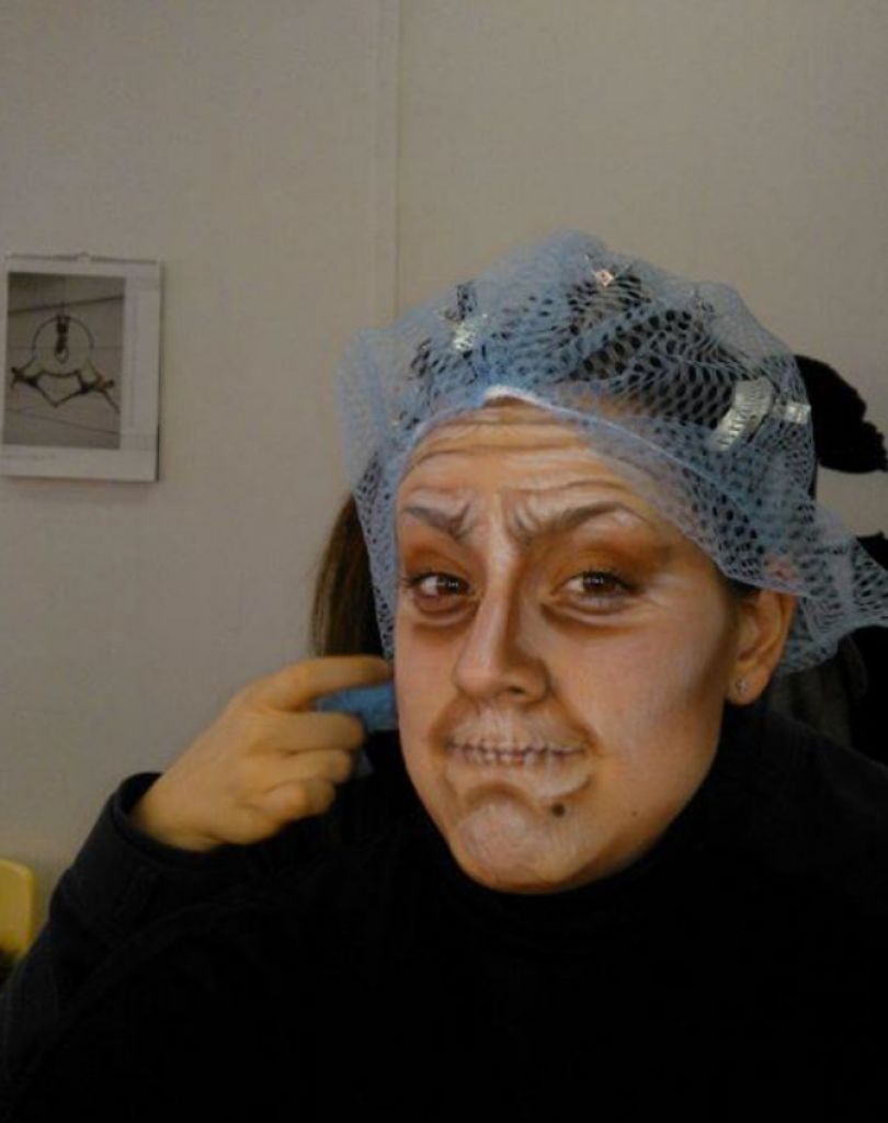 Trucco invecchiamento teatrale