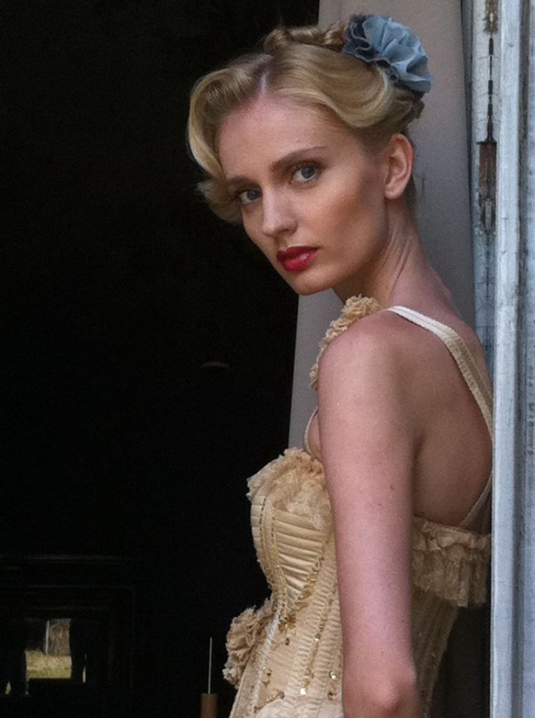 make up shooting ANTONELLA ROSSI HAUTE COUTURE