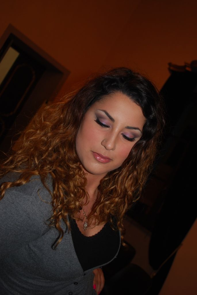 trucco sposa nero e rosa