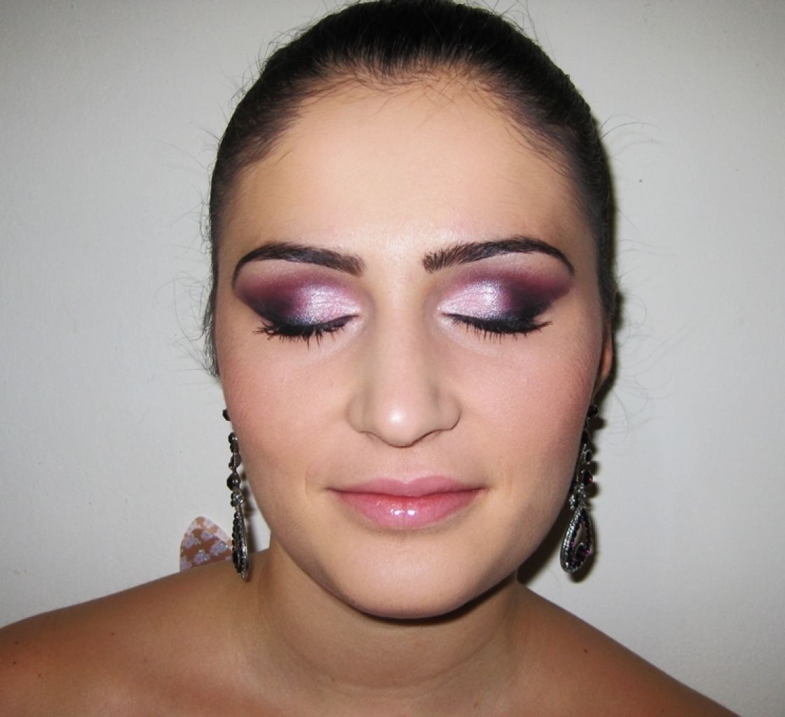 Rose chic make-up