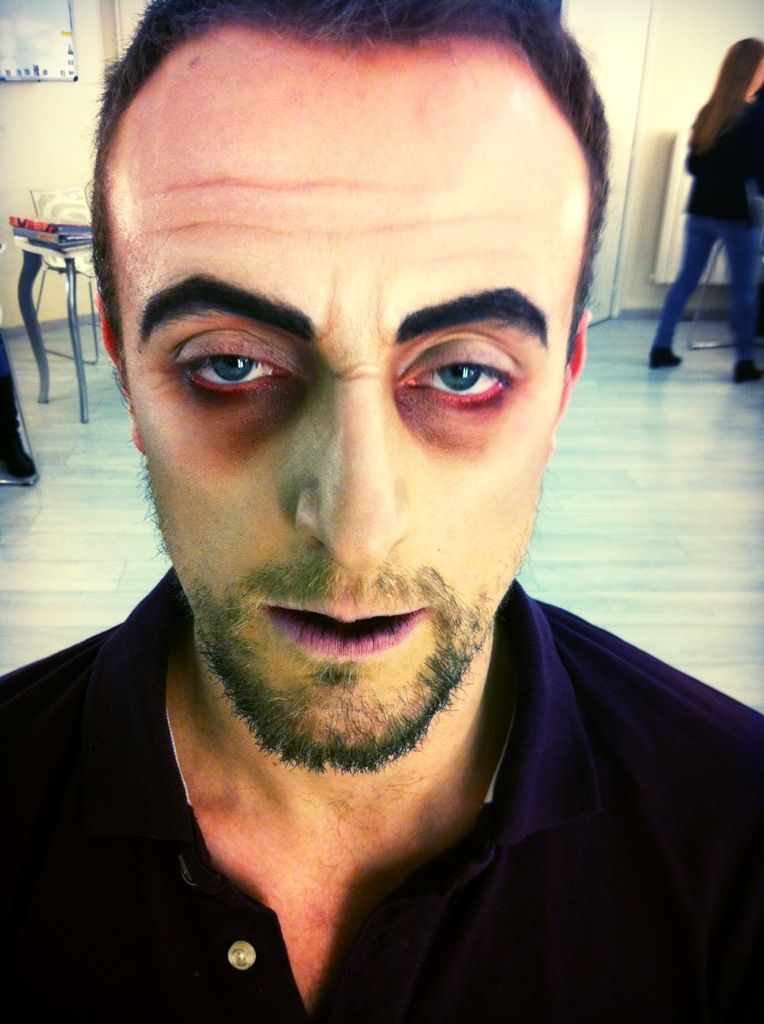 vampiro famelico - trucco teatrale