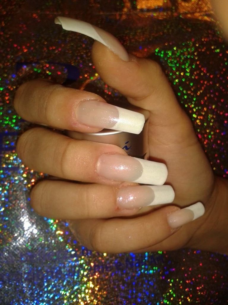 allungamento estremo - French manicure in gel