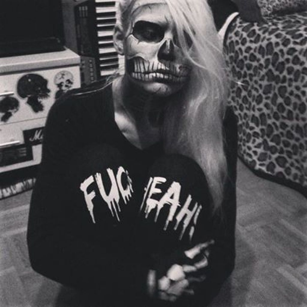 Rick Genest skull