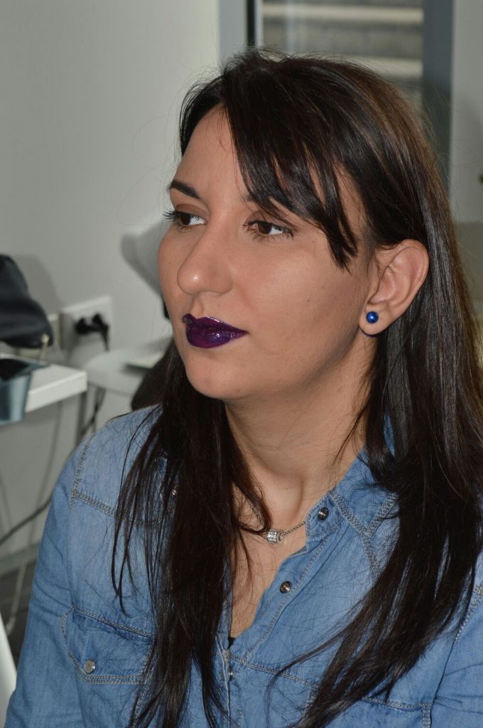 Modella trucco