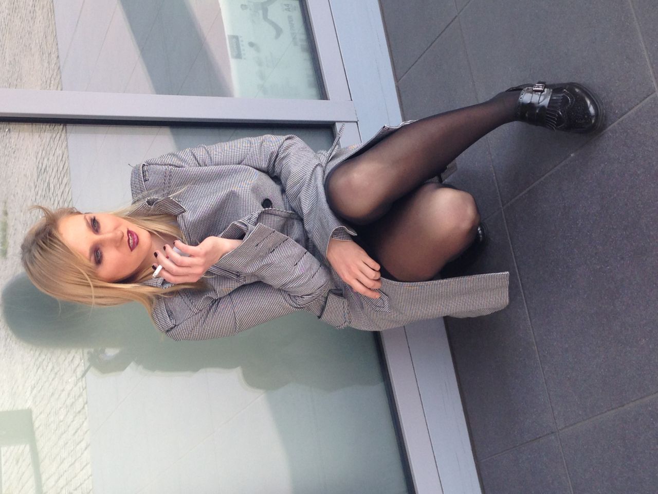 modella trucco