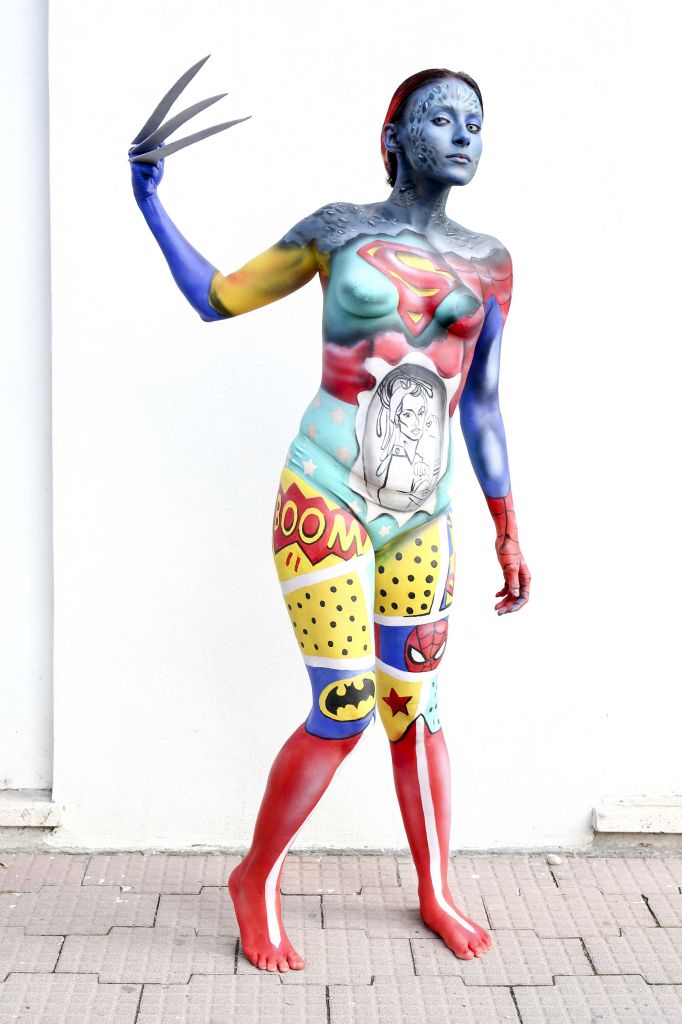 Bodypainting per Arte in Piazza Cuneo