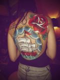 Body Painting tattoo style