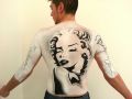 mezzo busto Bodypainting - Marylin Monroe