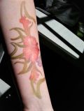 TATUAGGIO REALIZZATO ESCLUSIVAMENTE CON MAKE UP